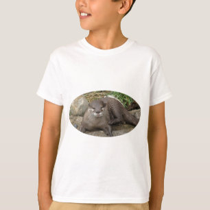 T-shirt de descanso da lontra