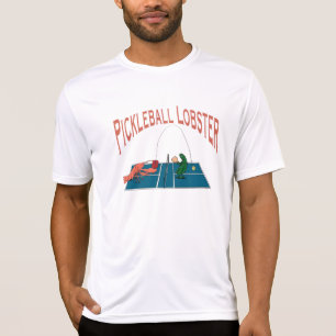t-shirt de desempenho em lagosta de picleball