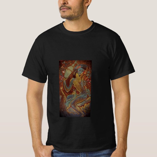 T-shirt de design de arte única (Frente)
