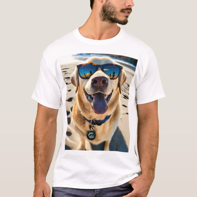 T-shirt de design dos cães (Frente)