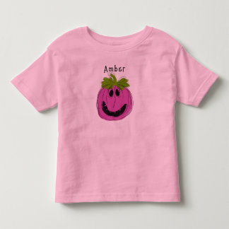 T-Shirt de Dia das Bruxas Rosa Personalizado