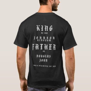 T-Shirt de Dia de os pais Personalizado - kf2k
