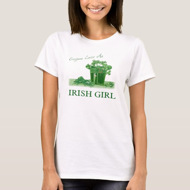T-Shirt de Dia de São Patrício IRLANDESA (Frente)
