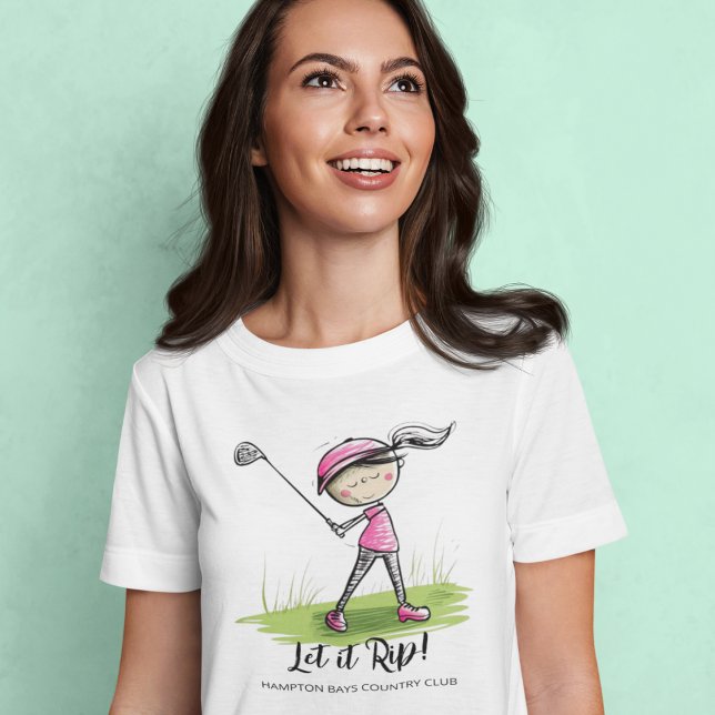 T-Shirt de Diversão de Golfer (Criador carregado)
