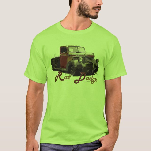 T-shirt de DODGE do RATO (Frente)