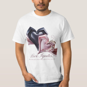T-Shirt de Dois Corações
