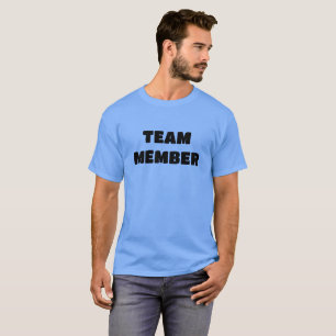 T-Shirt de Dois Lados do MEMBRO DA EQUIPE