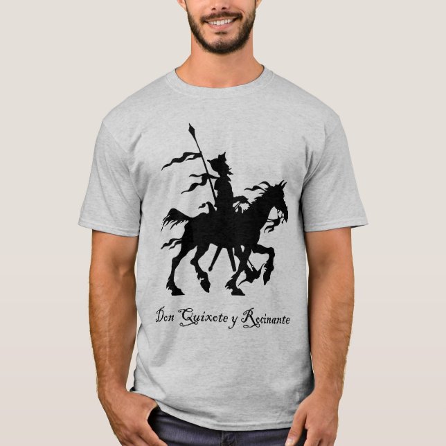 T-shirt de Don Quixote y Rocinante (Frente)
