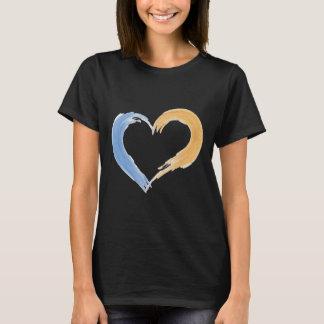 T-Shirt de Dourada e Azul"