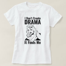 T-Shirt de Drama da Mulher Choradora