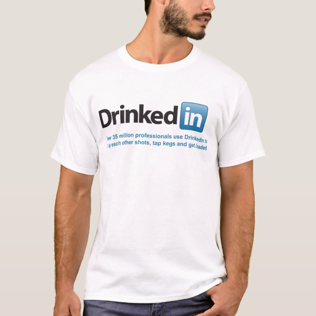 T-shirt de DrinkedIn (Frente)
