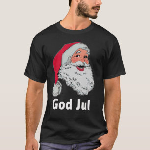 T-shirt de Drk do papai noel de Noruega/suecia