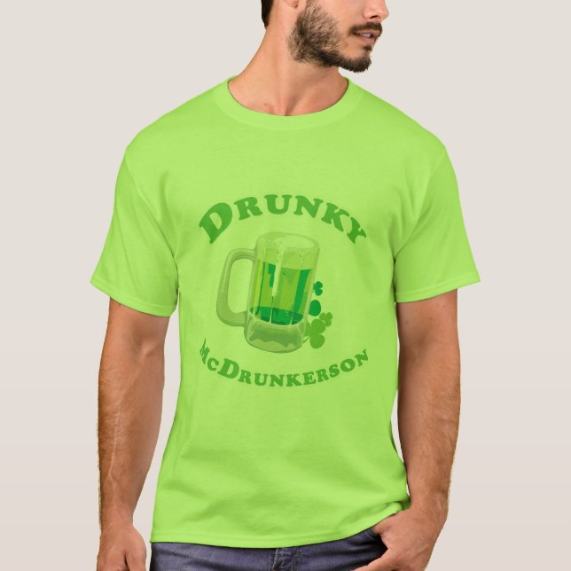 T-shirt de DRUNKY MCDRUNKERSON (Frente)
