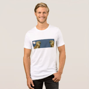 T-Shirt de duas corujas de águia