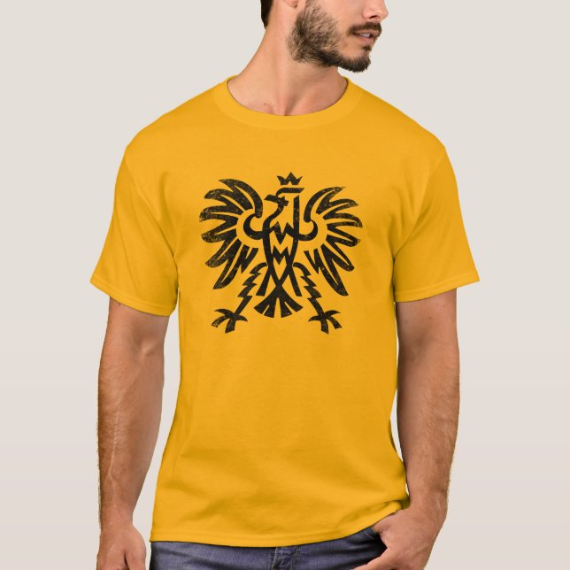 T-shirt de Eagle do alemão (Frente)