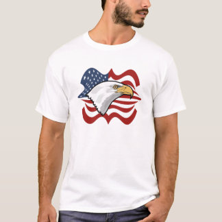 T-shirt de Eagle do americano