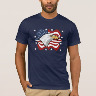 T-shirt de Eagle do americano
