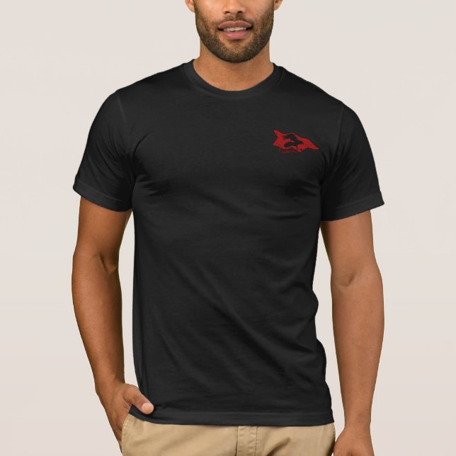 T-shirt de Eagle do sangue (Frente)