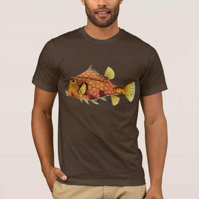 T-shirt de embrulho de peixe (Frente)