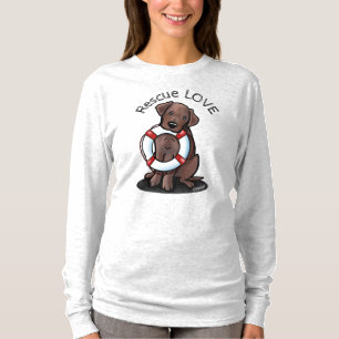 T-Shirt de Emergência de Laboratório de Chocolate
