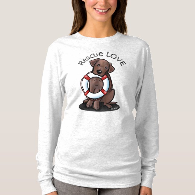 T-Shirt de Emergência de Laboratório de Chocolate (Frente)