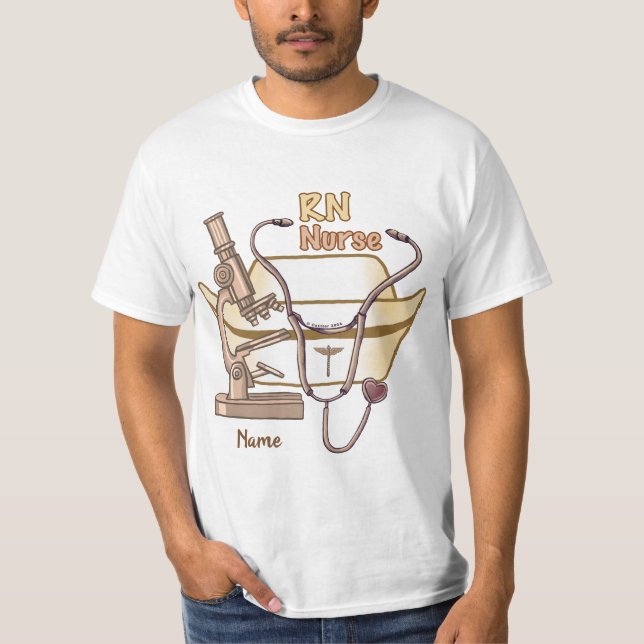 T-Shirt de Enfermeira legal RN (Frente)
