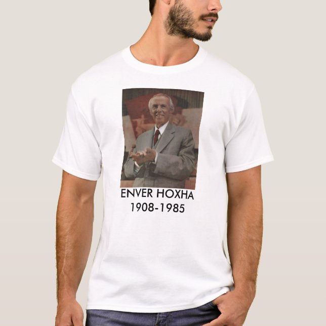 T-shirt de Enver Hoxha (Frente)