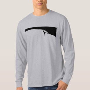 T-shirt de escalada do logotipo