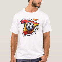 T-shirt de Espanha branca. 03
