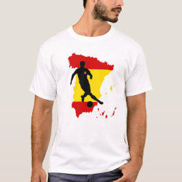 T-shirt de Espanha branca. 04