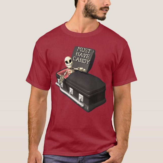 T-shirt de esqueleto (Frente)