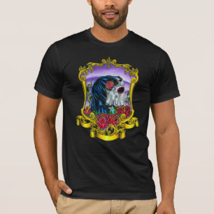 T-shirt de esqueleto da noiva