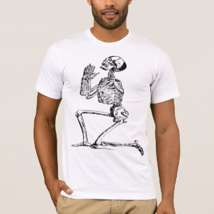 T-SHIRT de esqueleto praying