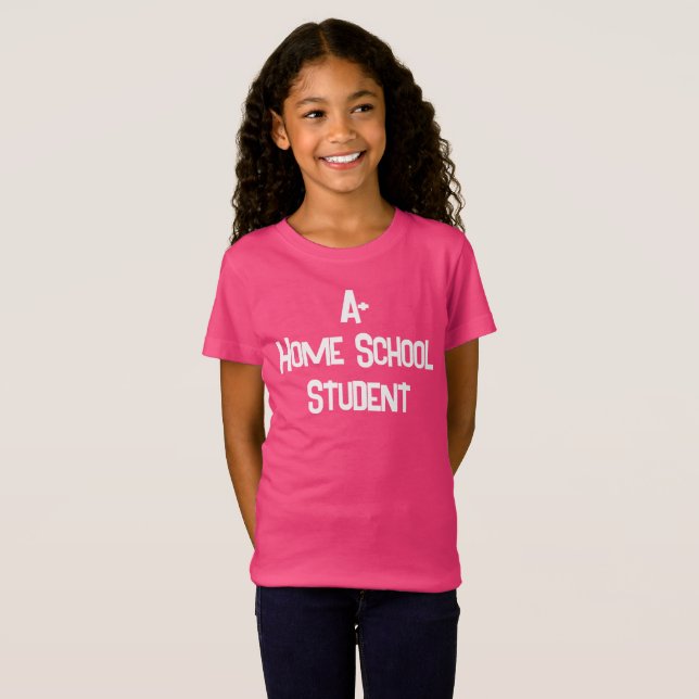 T-Shirt de Estudantes de Casa A+ (Frente Completa)