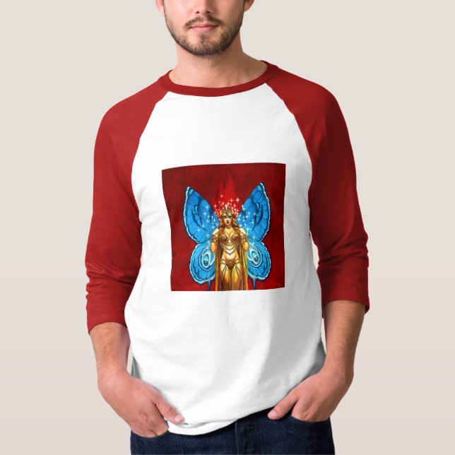 T-Shirt De Fada De Borboleta (Frente)