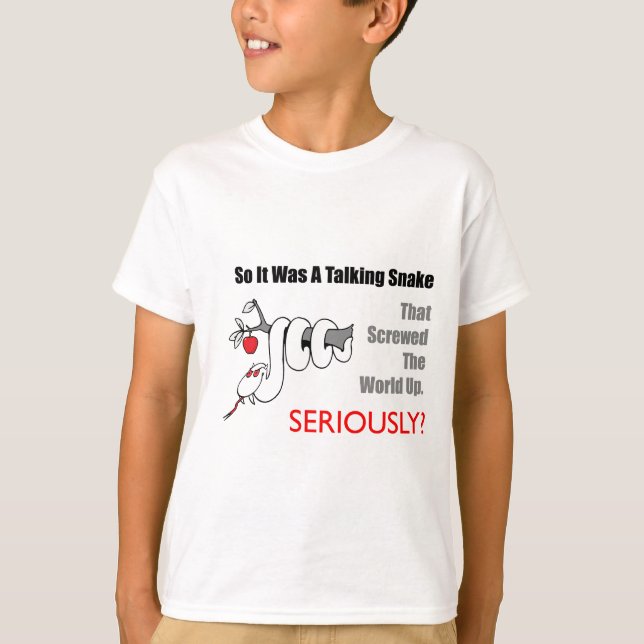 t-shirt de fala do cobra (Frente)