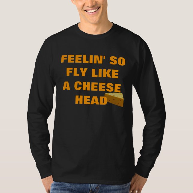 T-SHIRT DE FEELIN MOSCA ASSIM COMO UMA CABEÇA DO QUEIJO (Frente)
