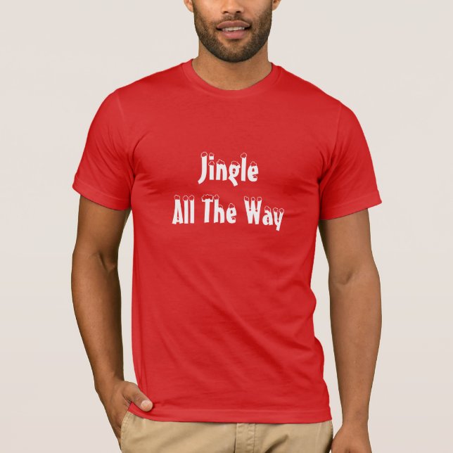 T-Shirt de férias de homens (Frente)