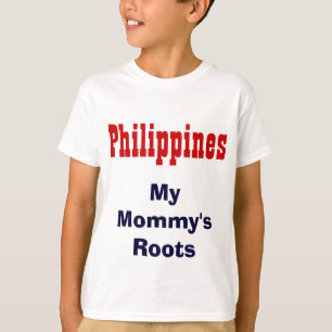 T-shirt de Filipinas das raizes da minha mamã