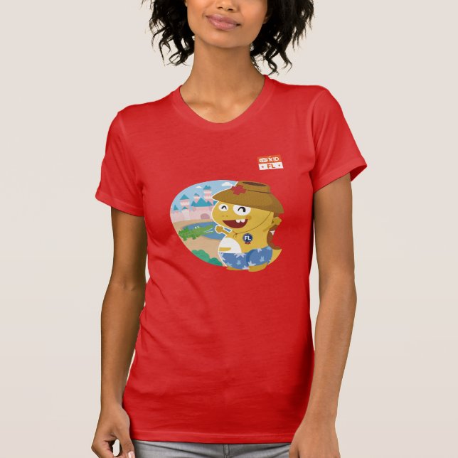 T-shirt de Florida VIPKID (alaranjado) (Frente)
