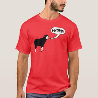 T-shirt de Fnord Discordian das ovelhas negras