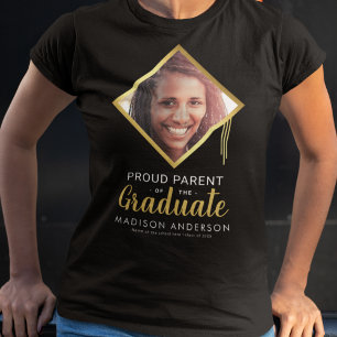 T-Shirt de Foto do Formando Pai Orgulhoso