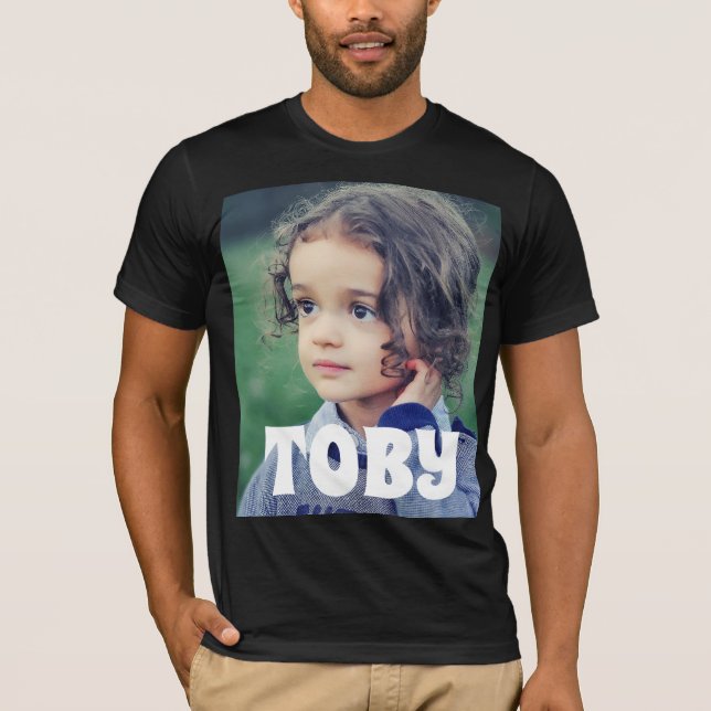 T-SHIRT DE FOTO PERSONALIZADA PARA NATAL (Frente)