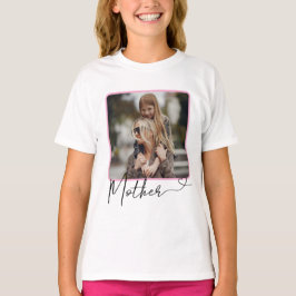 T-Shirt de Fotografia Mãe Personalizada