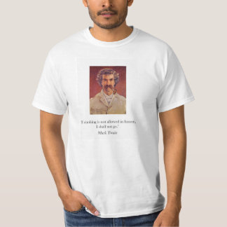T-shirt de fumo da tubulação de Mark Twain
