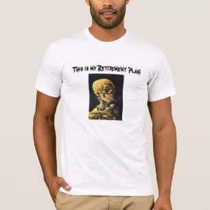 T-shirt de fumo do plano de aposentação do crân