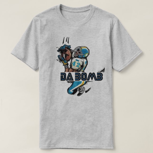 T-Shirt De Futebol Da Bomb (Frente do Design)