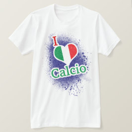 T-Shirt de Futebol de Calcio, Futebol italiano