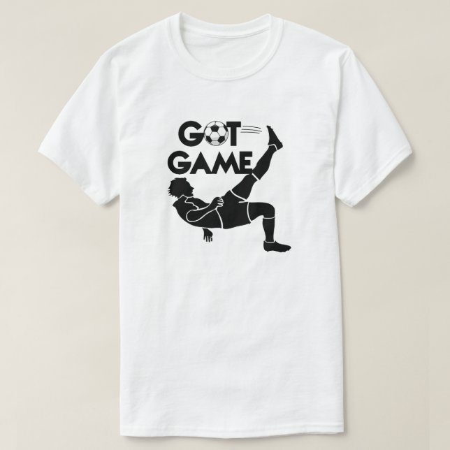 T-Shirt de Futebol de Jogo (Frente do Design)
