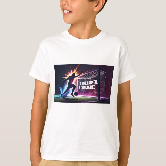 T-Shirt de futebol infantil (Frente)